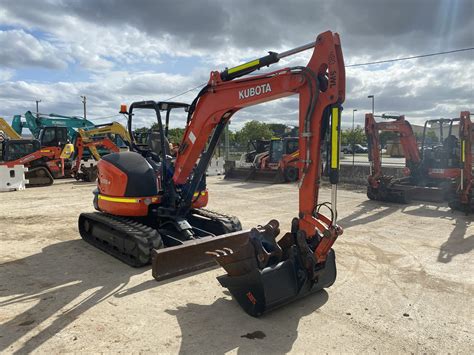 orange excavator hire